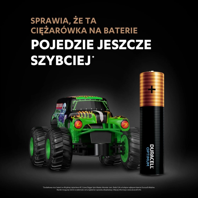 Baterie Duracell Optimum AAA LR03 4 szt. (5000394158726) - obraz 4