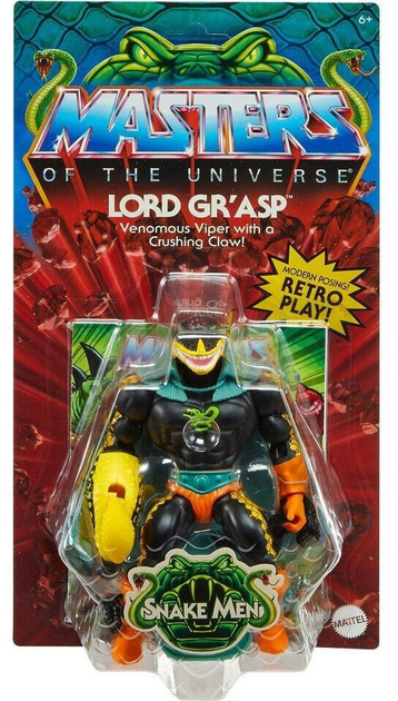 Figurka Mattel Masters of the Universe Snake Men Lord Gr'asp 14 cm HYD30 (194735244270) - obraz 2