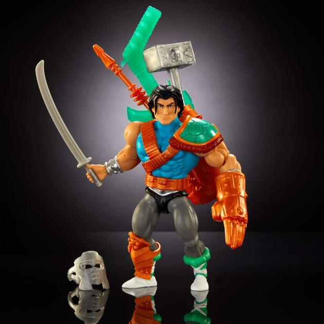 Figurka Mattel Masters of the Universe Turtles of Grayskull Casey Jones 14 cm HTH16 (194735190225) - obraz 3