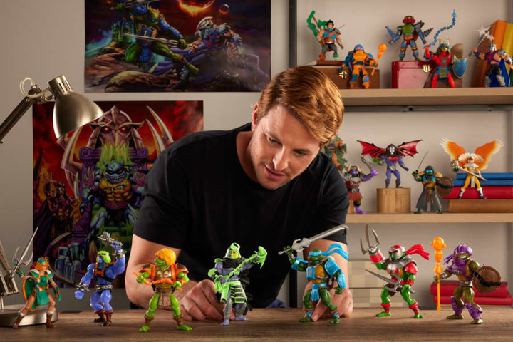 Figurka Mattel Masters of the Universe Turtles of Grayskull Stealth Ninja Leonardo 14 cm HTH17 (194735190324) - obraz 6