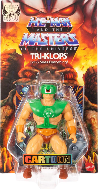 Фігурка Mattel Masters of the Universe Cartoon Collection Трі-Клопс 14 см JBM81 (194735264414) - зображення 2