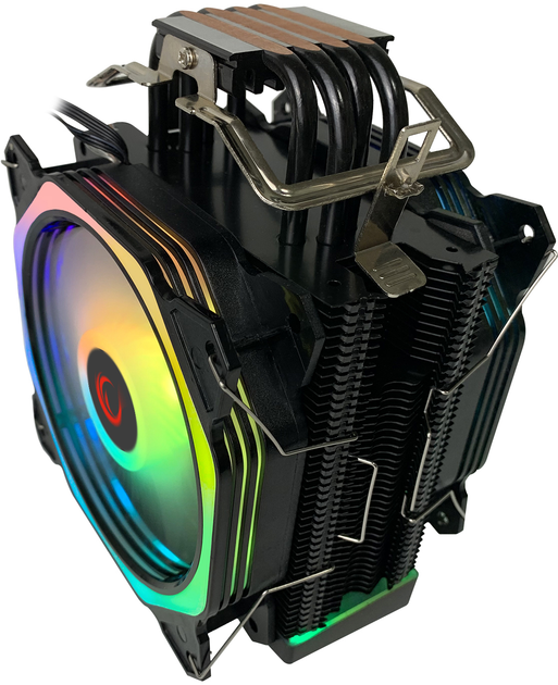 Chłodzenie CPU Rampage OCTAGON C60 ARGB Black (8680096124938) - obraz 3