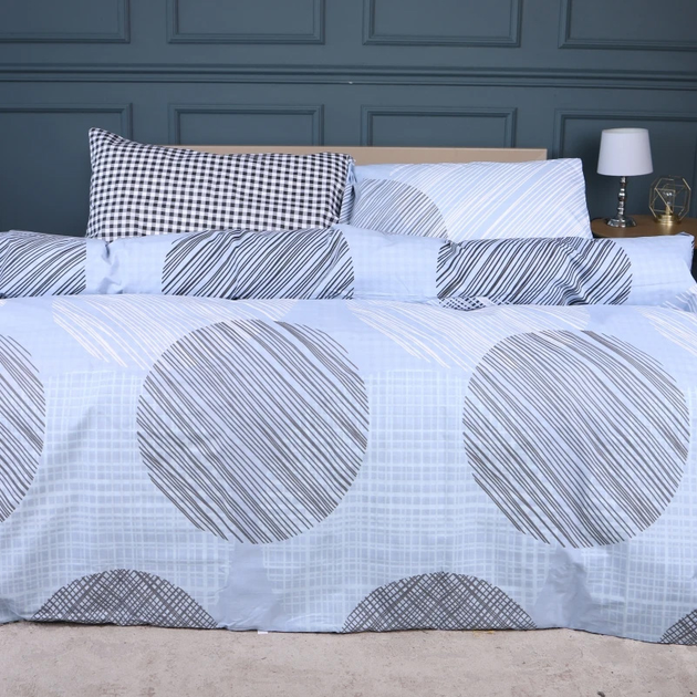 Комплект постільної білизни MirSon King Size 220x240 см 17-0748 Circles in Checks Ranforce Elite від Rozetka на платформі USKIDKA Акція на Комплект постільної білизни MirSon King Size 220x240 см 17-0748 Circles in Checks Ranforce Elite від Rozetka