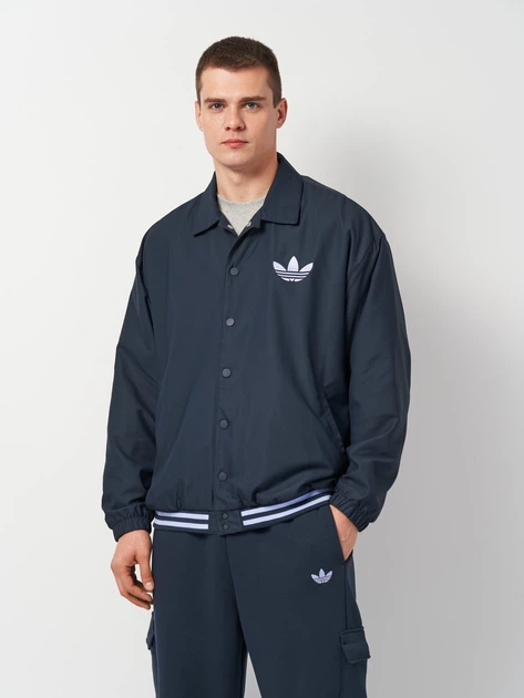 Спортивна вітрівка чоловіча Adidas Coach Jacket IY7395 L Синя