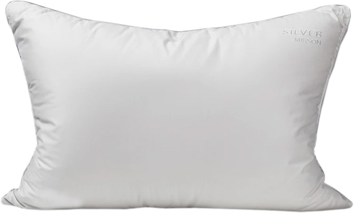 Подушка MirSon №1017 Silver Cloud бавовна висока 50x70 см від Rozetka на платформі USKIDKA Акція на Подушка MirSon №1017 Silver Cloud бавовна висока 50x70 см від Rozetka