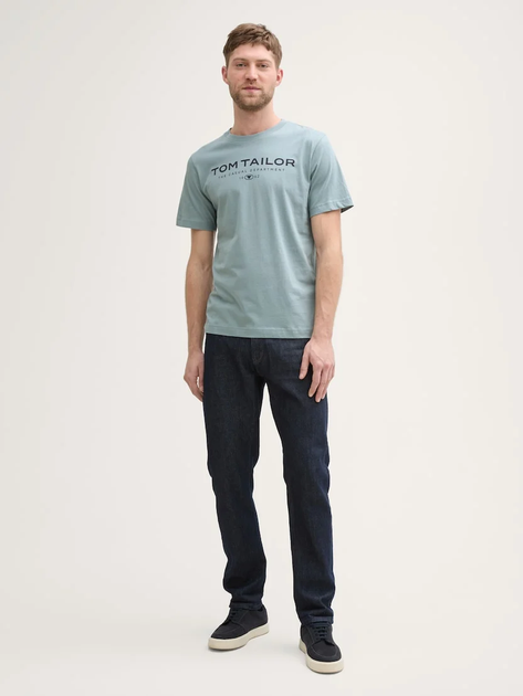 Футболка Tom Tailor Printed T-shirt XL Блакитний 1045773-27475 - изображение 3