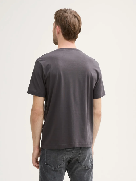 Футболка Tom Tailor Printed T-shirt L Темно-сірий 1045773-10899 - Фото 2 Футболка Tom Tailor Printed T-shirt L Темно-сірий 1045773-10899 - изображение 2