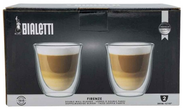 Zestaw szklanek Bialetti Firenze z podwójnymi ściankami 2 x 200 ml (ZES8006363038423) - obraz 3
