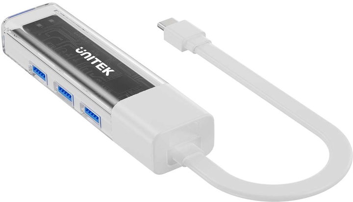 USB-хаб Unitek Bi-Directional Hub with Detachable Cable White (H1319AWH01) - зображення 2