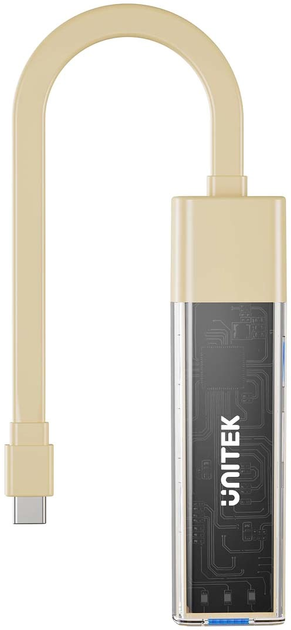 USB-hub Unitek Bi-Directional Hub with Detachable Cable Beige (H1319ACL01) - obraz 3
