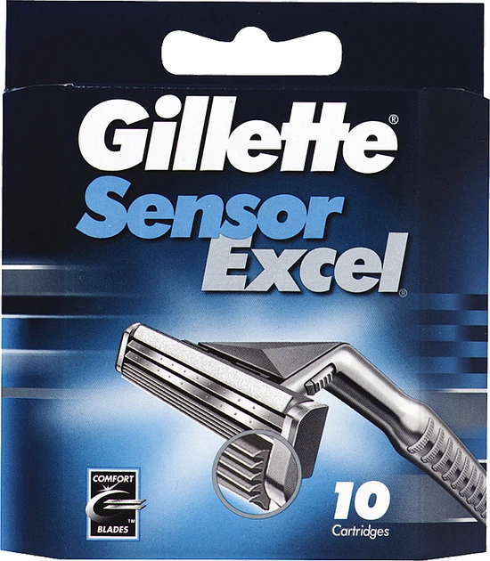 Змінні касети для гоління Gillette Sensor Excel 10шт в упаковці (54752376) - зображення 2