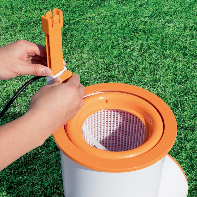 Фільтрувальний насос для басейнів Bestway Skimatic зі скімером 2574 л/год 73642 (6941607346945)   - зображення 9
