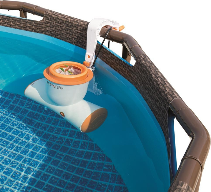 Фільтрувальний насос для басейнів Bestway Skimatic зі скімером 2574 л/год 73642 (6941607346945)   - зображення 13