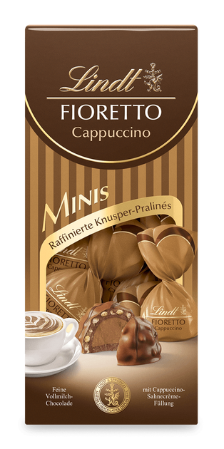 Шоколадные конфеты Lindt Fioretto minis Капучино 115 г - Фото 1 Шоколадные конфеты Lindt Fioretto minis Капучино 115 г - изображение 1