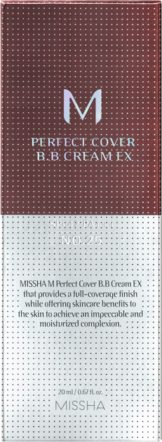 BB-крем Missha Perfect Cover M SPF42 / PA+++ 25 Warm Beige 20 мл (8809747940677) - зображення 3