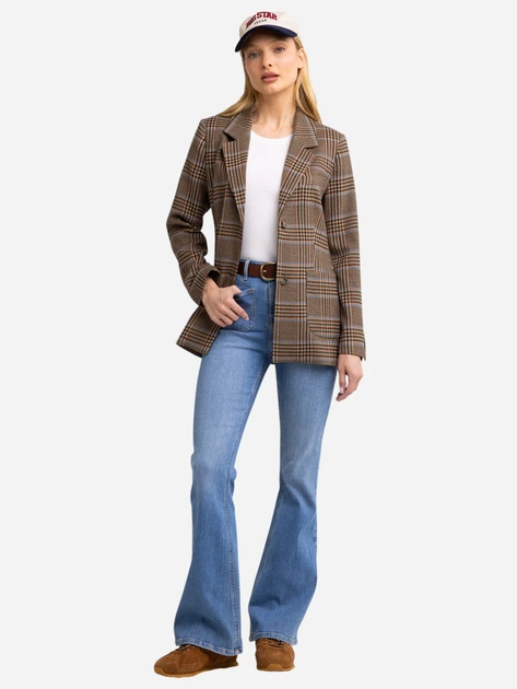 Jeansy dzwony damskie z wysokim stanem Big Star Sophie 343 W32-L30 Błękitne - obraz 5