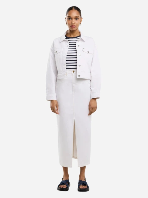 Kurtka jeansowa damska krótka Big Star Ella 100 M Biała - obraz 3