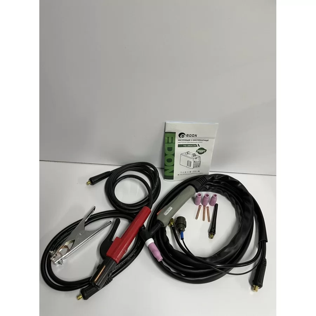 Мощная аргоновая сварка Edon Eco TIG-200 AC/DC : 8.5 кВт, 200 А, электрод 1.6-4.0мм - изображение 6
