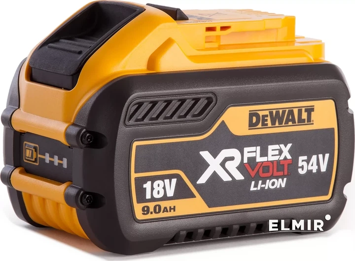 Профессиональная аккумуляторная батарея DeWALT DCB547 : 54V, 9.0 Ah - Фото 2 Профессиональная аккумуляторная батарея DeWALT DCB547 : 54V, 9.0 Ah - изображение 2
