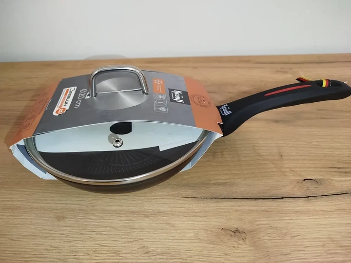 Сковорода з антипригарним покриттям та скляною кришкою Krauff Smart Fry 26 см (88-222-115) - изображение 7