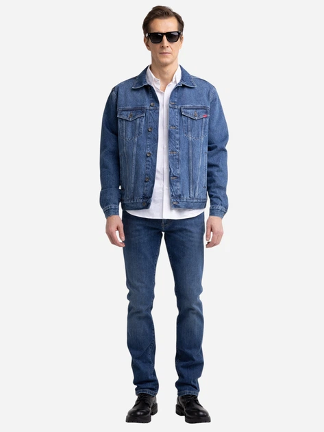 Куртка джинсова чоловіча Big Star Charlie 489 2XL Синя (5900714823412) - Фото 4 Куртка джинсова чоловіча Big Star Charlie 489 2XL Синя (5900714823412) - зображення 4