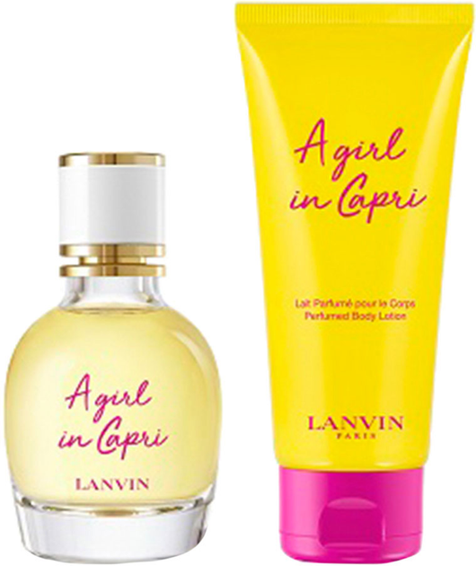 Набір для жінок Lanvin A Girl in Capri Туалетна вода 50 мл + Лосьйон для тіла 100 мл (3386460114165) - зображення 3