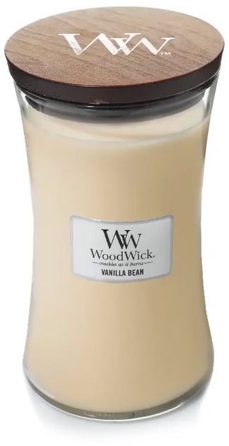 Świeca zapachowa Woodwick Woodwick Vanilla Bean Large Hourglass (5038581054766) - obraz 2