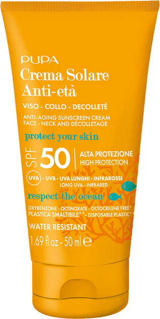 Сонцезахисний крем Pupa Anti-Aging High Protection SPF 50 50 мл (8011607361298) - зображення 2
