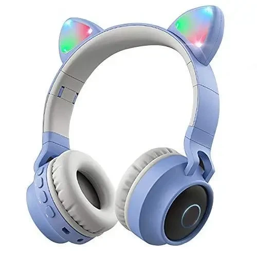 Беспроводные Bluetooth наушники с ушками Cat Ear VZV-23M - изображение 7