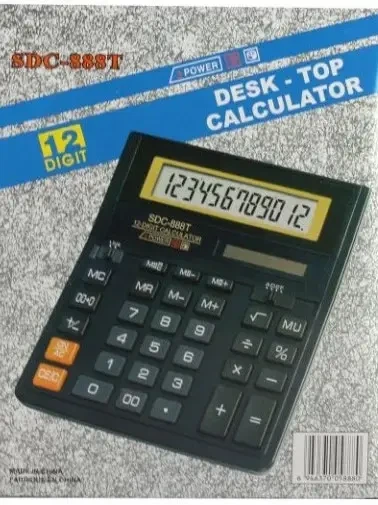 Настольный калькулятор KK 888T - изображение 3