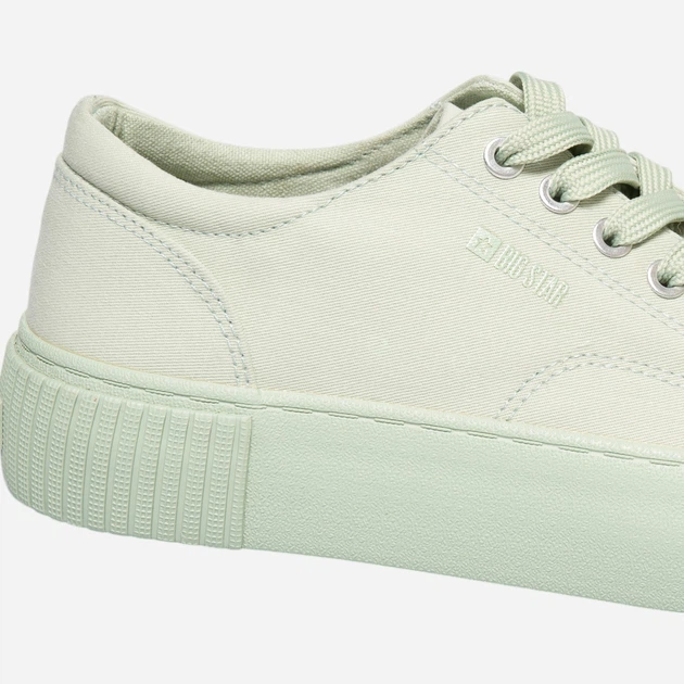 Tenisówki damskie do kostki Big Star RR274408 38 Zielone - obraz 6