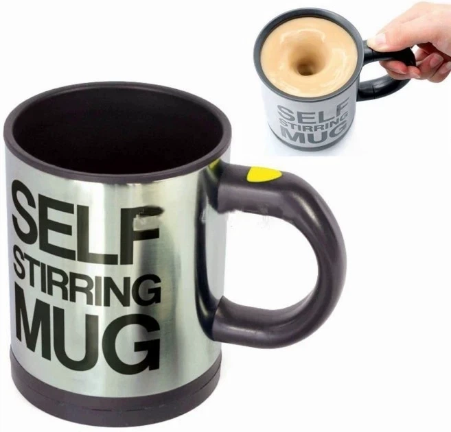 Кружка-мешалка Self Stirring Mug автоматическая 350 мл - изображение 5