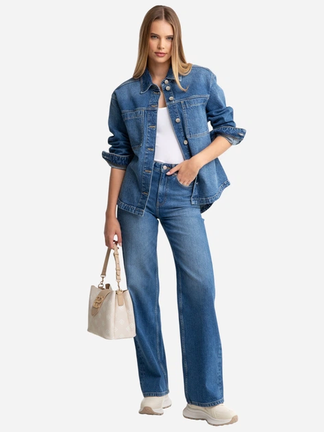 Koszula damska jeansowa Big Star Brenda 474 XL Niebieska - obraz 4