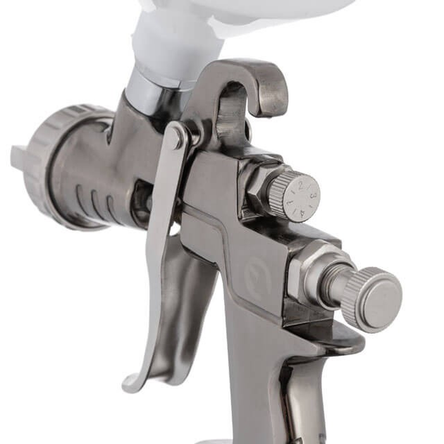 Фарбопульт пневматичний LVLP STORM INTERTOOL PT-0138 : 200 л/хв, діаметр форсунки 1.3мм, 600 мл бачок - Фото 5 Фарбопульт пневматичний LVLP STORM INTERTOOL PT-0138 : 200 л/хв, діаметр форсунки 1.3мм, 600 мл бачок - зображення 5