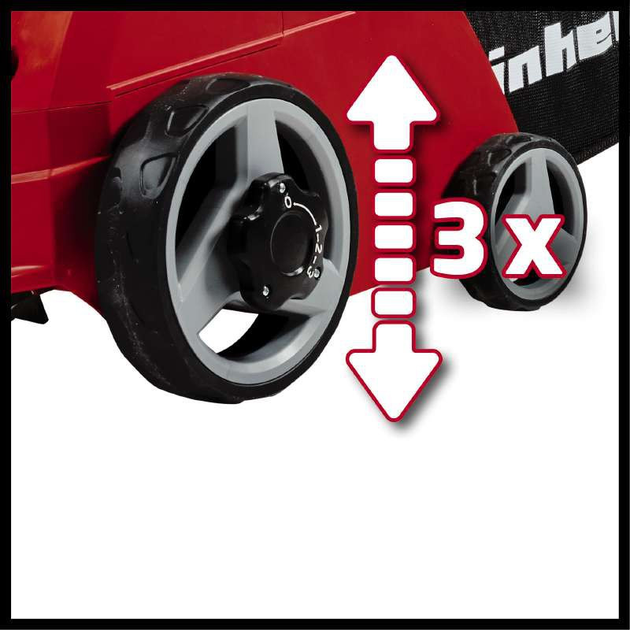 Мощный скарификатор Einhell GC-SA 1231/1 : 1200 Вт, для газонов S=300 м² - изображение 3