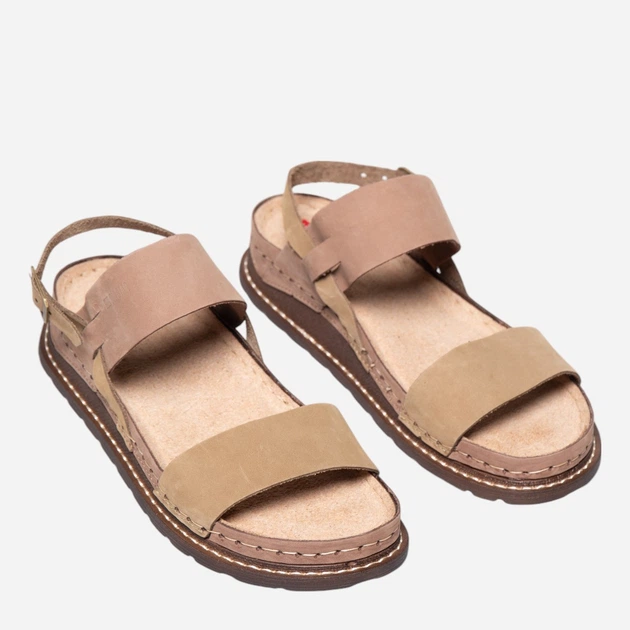 Sandały damskie Big Star RR276010 40 Beżowe - obraz 2