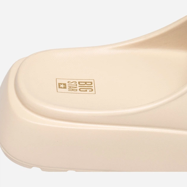 Жіночі шльопанці для пляжу Big Star RR274A56 36 Бежеві (5900714855017) - зображення 6