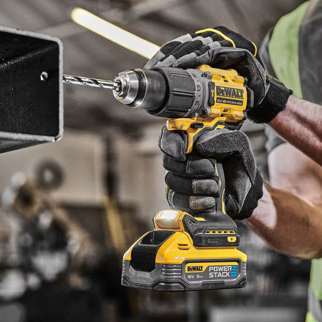 Дрель-шуруповерт аккумуляторная безщеточная ударная DeWALT DCD805H2T : с АКБ 2шт-18V 5 Ah, 90 Нм SDRT_5DCD805H2T - изображение 8