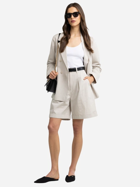 Spodenki damskie bermudy Big Star Maryliani 800 XL Beżowe - obraz 5