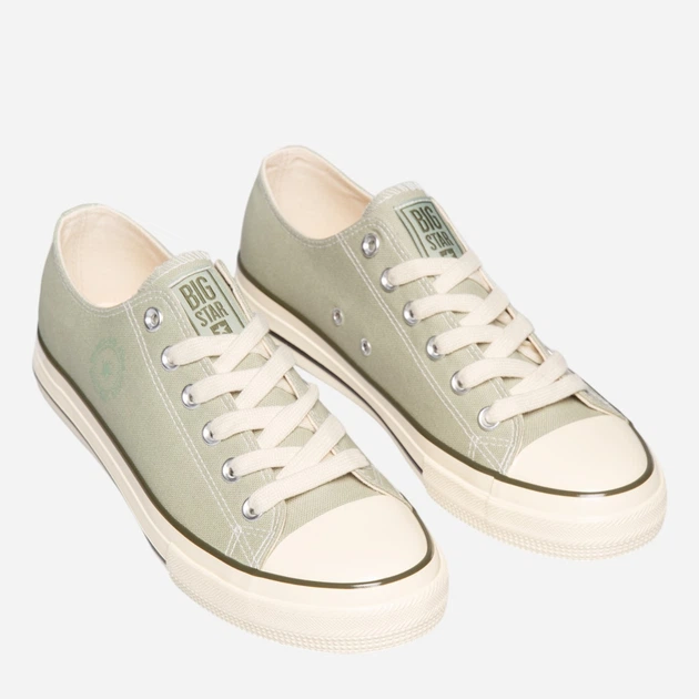 Trampki męskie do kostki Big Star RR174615 44 Zielone - obraz 2