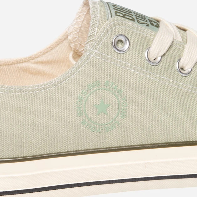 Trampki męskie do kostki Big Star RR174615 44 Zielone - obraz 4