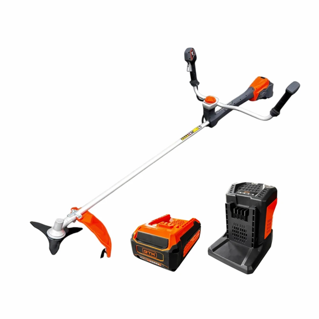 Мощный аккумуляторный триммер GTM BC56/1800BL KIT 56В + АКБ і ЗП