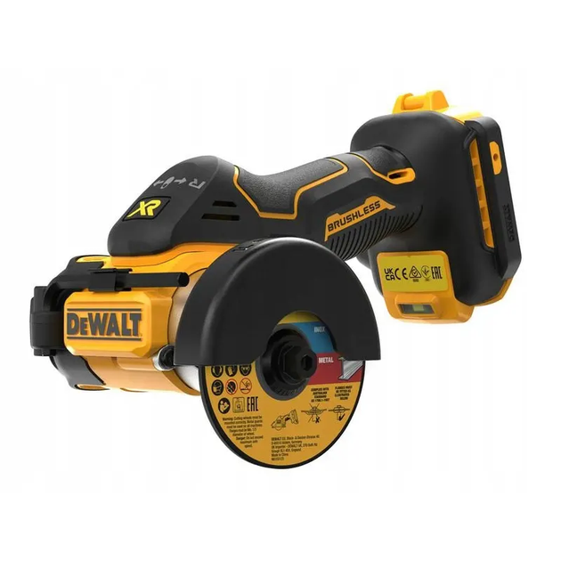 Пила дискова аккумуляторна безщіткова компактна DeWALT DCS438N: без АКБ, диск 76мм, 20000 об/хв (DCS438N) - изображение 2