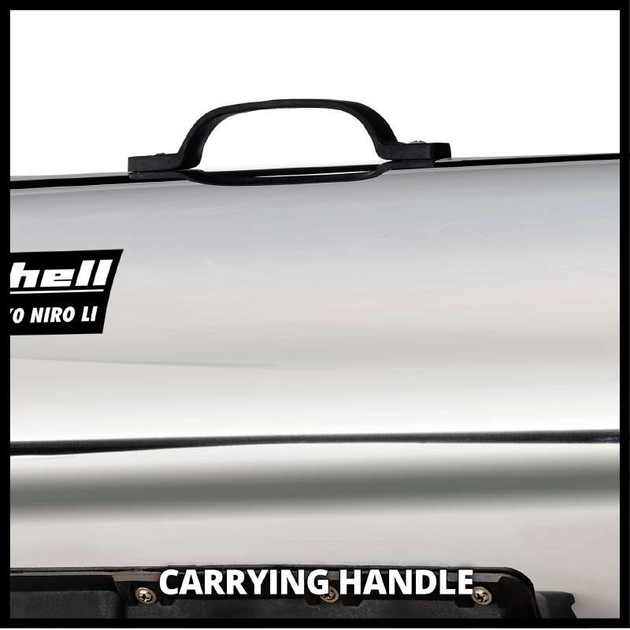 Мощный газовый обогреватель под аккумулятор Einhell GE-HG 18/370 Niro Li - Solo (АКБ 18В 2,5 Ah) 37 кВт, 1.5 бар (2330805) - изображение 5