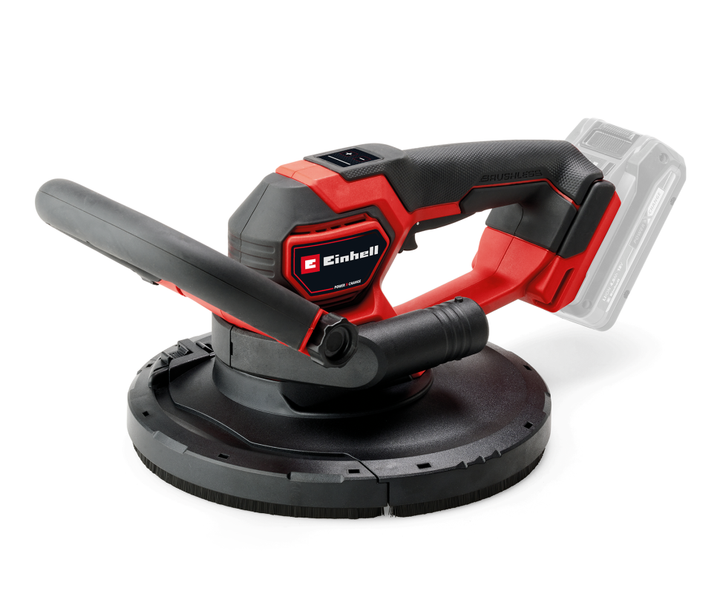 Мощная аккумуляторная шлифмашина для стен бесщеточная Einhell TP-DWS 18/225 Li BL Solo: без АКБ, Ø 225 мм (4259995) - изображение 2