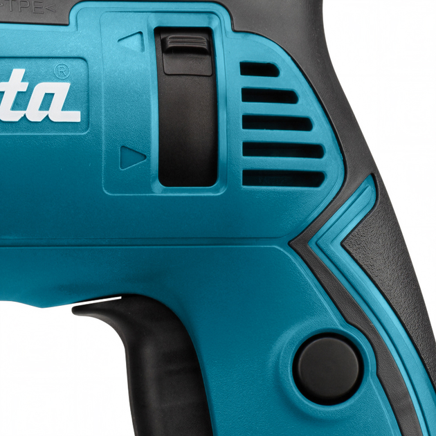 Профессиональная дрель электрическая ударная (электродриль) MAKITA HP 1640 : 680 Вт, 1.5-13 мм - изображение 5