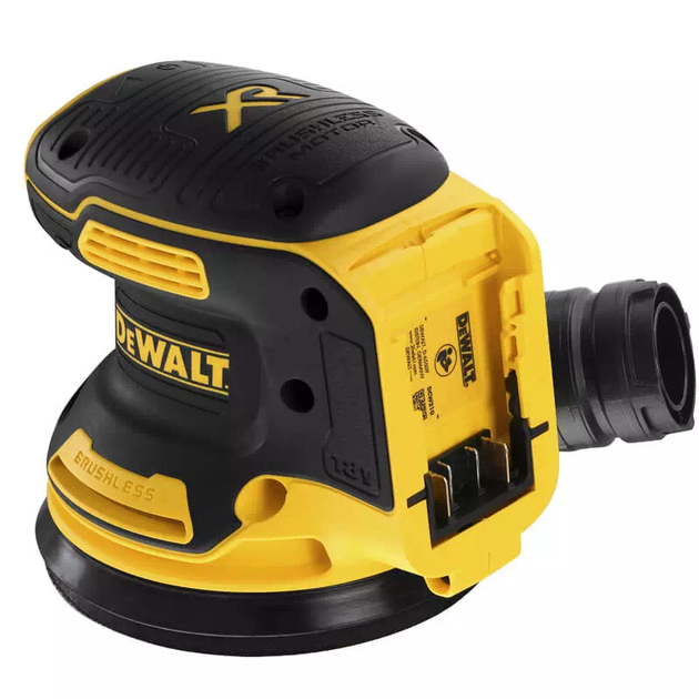 Профессиональная шлифмашина эксцентриковая аккумуляторная DeWALT DCW210N : без АКБ, платформа 125мм - Фото 4 Профессиональная шлифмашина эксцентриковая аккумуляторная DeWALT DCW210N : без АКБ, платформа 125мм - изображение 4
