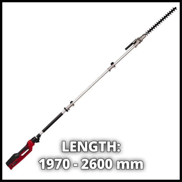 Мощный кусторез телескопический Einhell GC-HH 9046: 900 Вт, длина шины/ножа 46 см / 41,2 см (3403880) - изображение 4