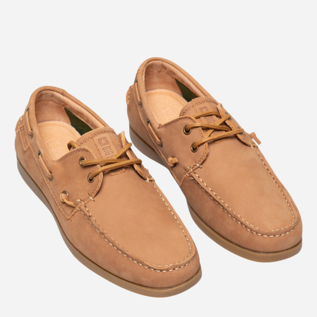 Buty żeglarskie męskie skórzane Big Star RR174162 41 Brązowe - obraz 2