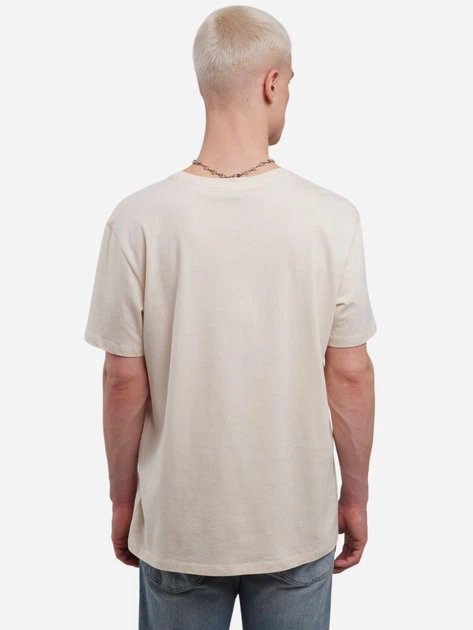 Koszulka męska bawełniana Big Star Enifer 103 S Beżowa - obraz 2